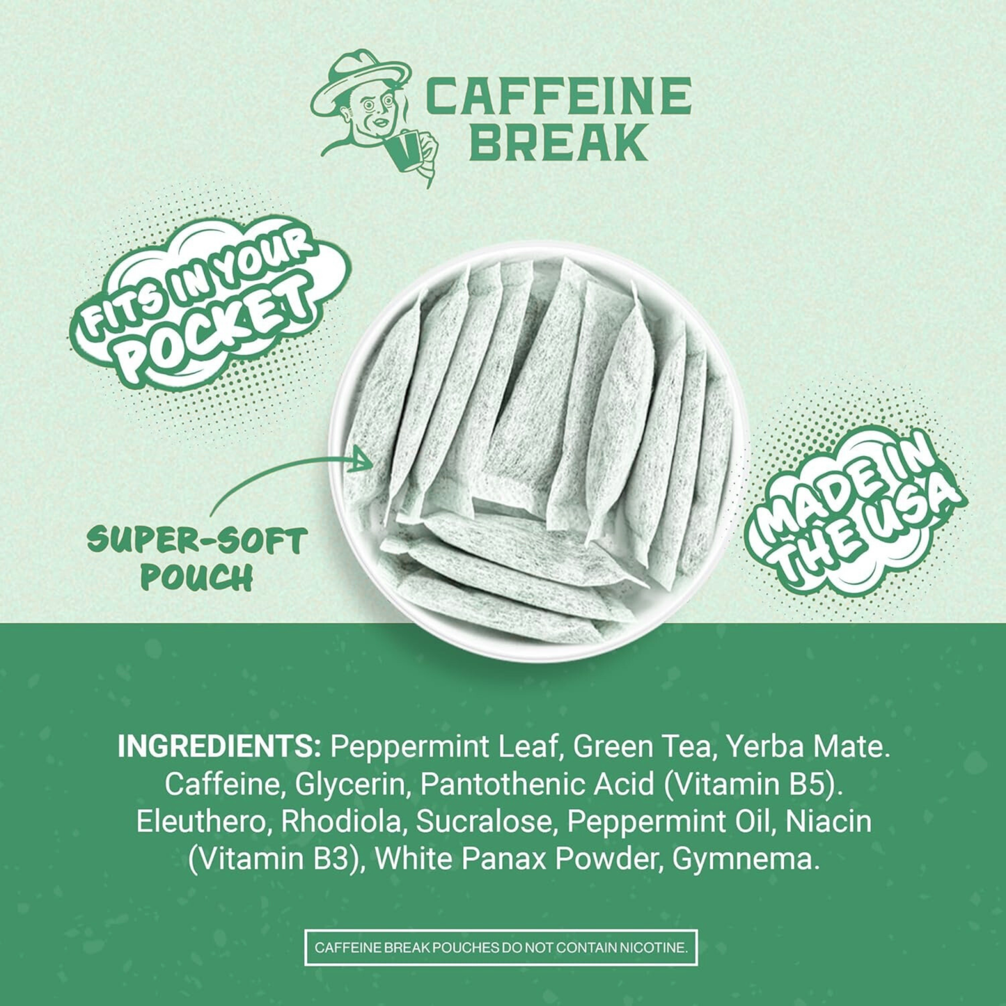 ALP Caffeine Pouches - Peppermint (5 Pack)