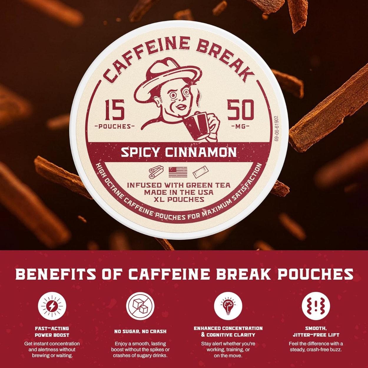 ALP Caffeine Pouches - Spicy Cinnamon (5 Pack)