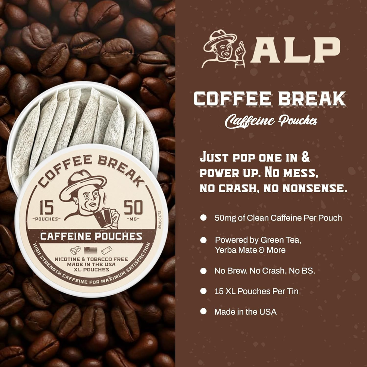 ALP Caffeine Pouches - Coffee Break (5 Pack)