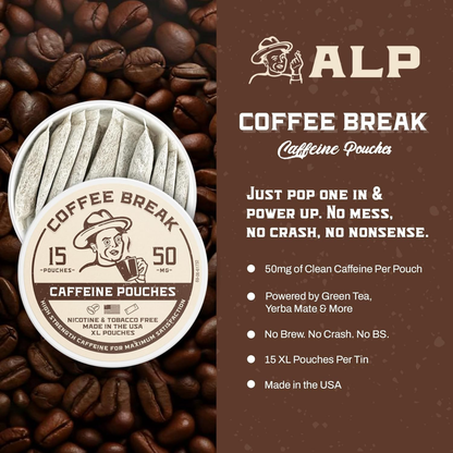 ALP Caffeine Pouches - Coffee Break (5 Pack)
