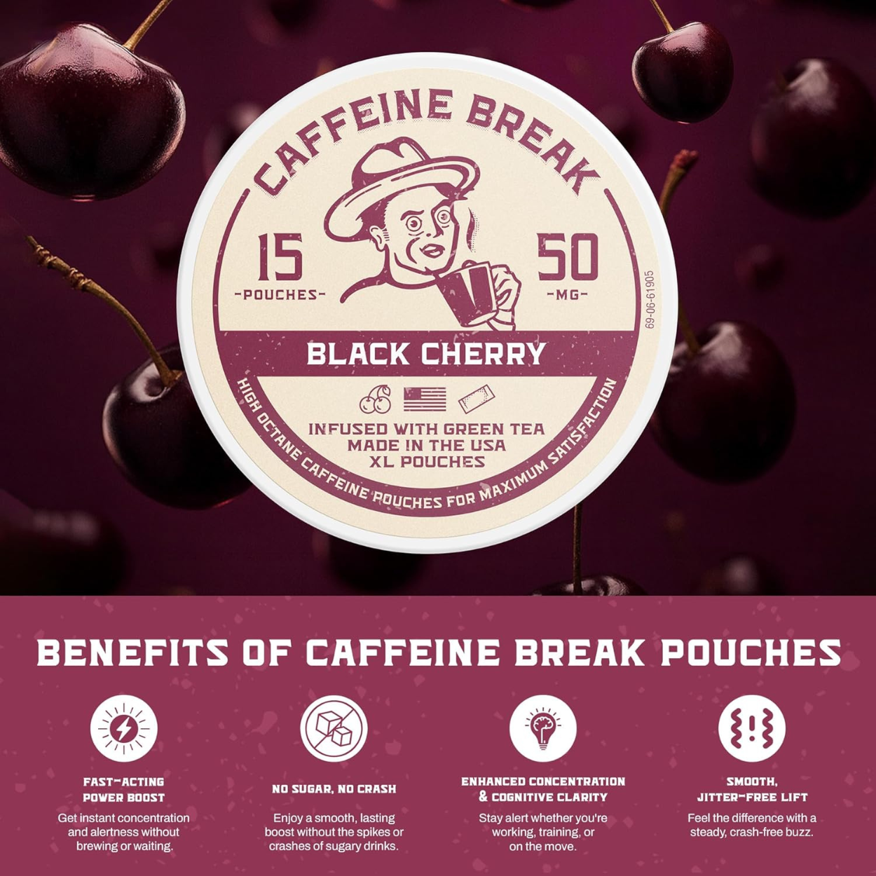 ALP Caffeine Pouches - Black Cherry (5 Pack)