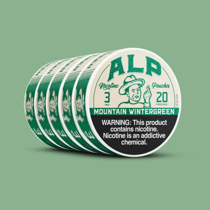 ALP Pouches - Mountain Wintergreen (5 Pack)