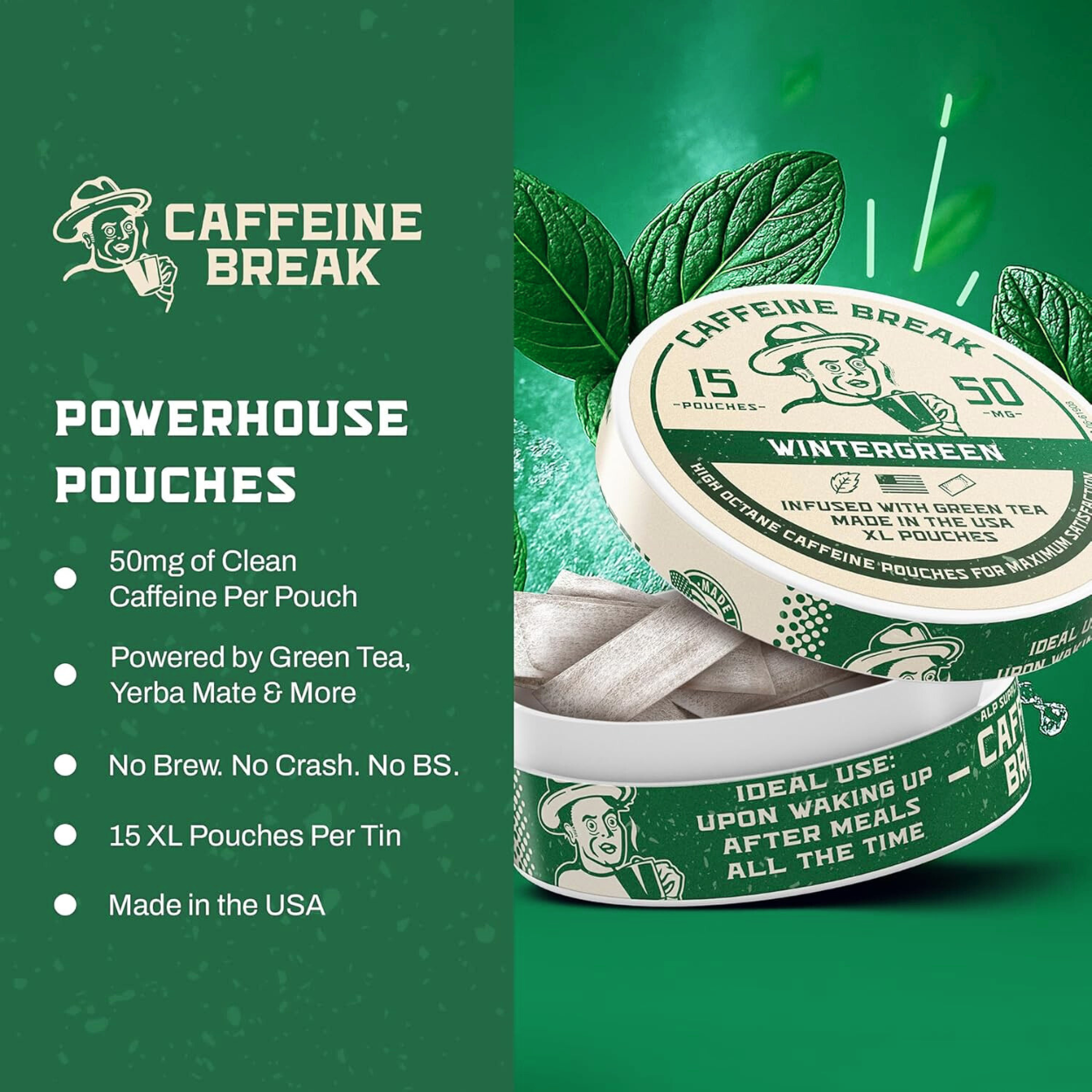 ALP Caffeine Pouches - Wintergreen (5 Pack)