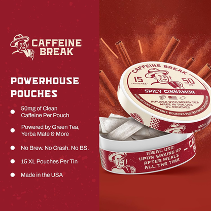 ALP Caffeine Pouches - Spicy Cinnamon (5 Pack)