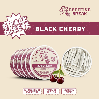 ALP Caffeine Pouches - Black Cherry (5 Pack)