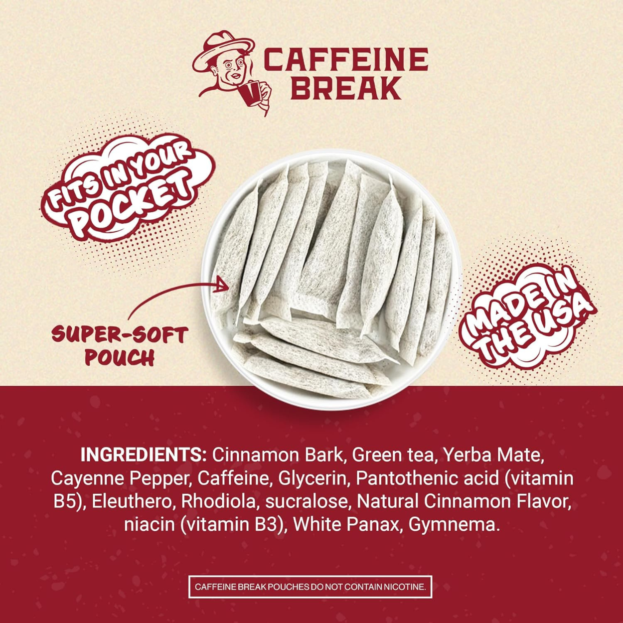 ALP Caffeine Pouches - Spicy Cinnamon (5 Pack)