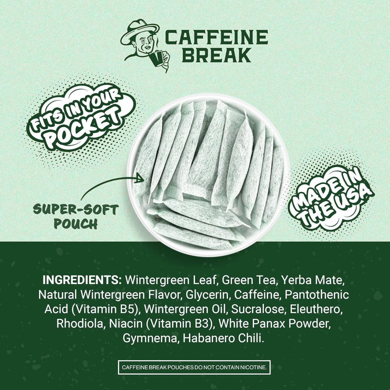 ALP Caffeine Pouches - Wintergreen (5 Pack)