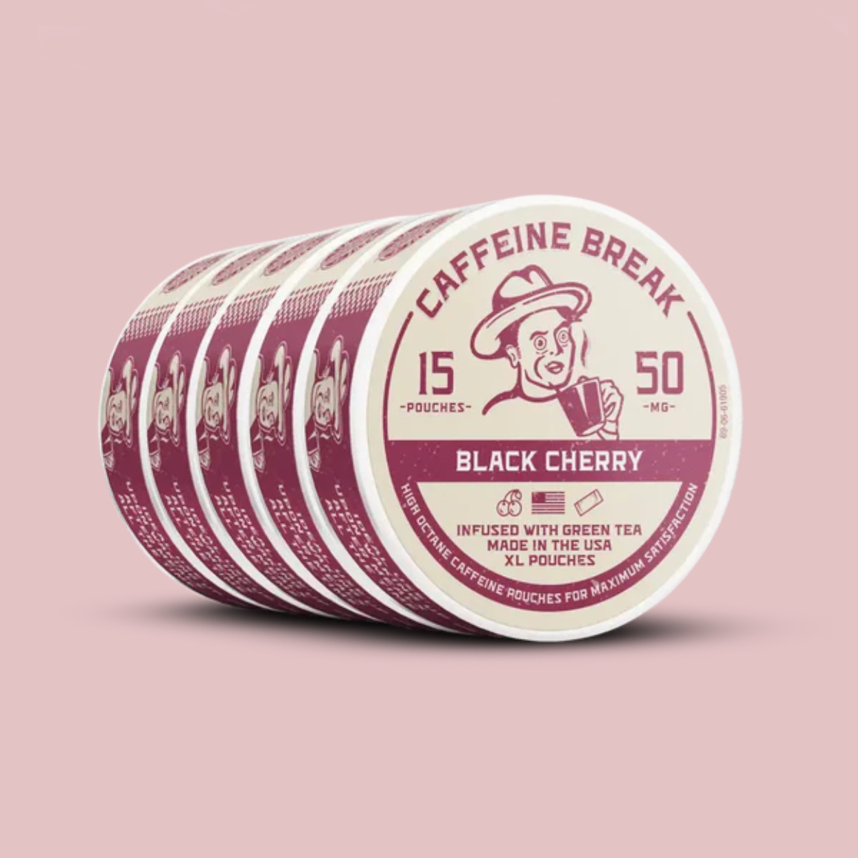 ALP Caffeine Pouches - Black Cherry (5 Pack)