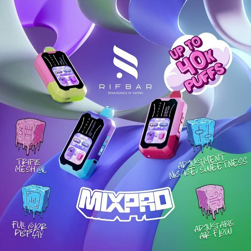 RifBar MixPro 40K Disposable Vape